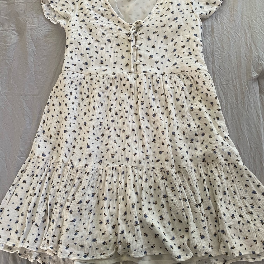 White flowered dress